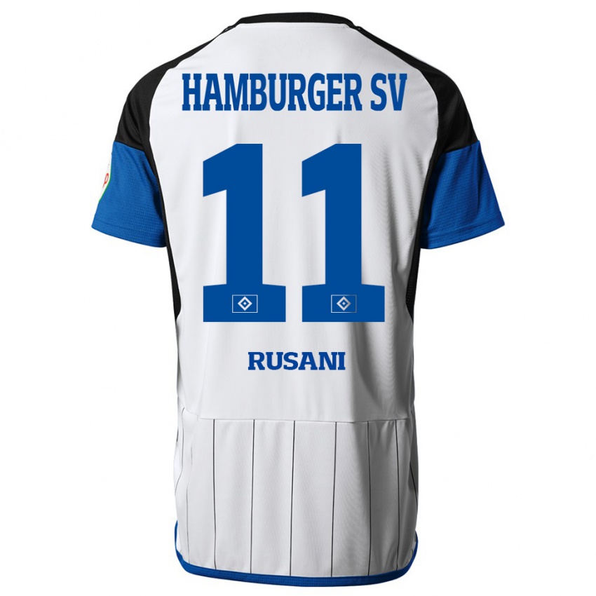 Hombre Camiseta Yasin Rusani #11 Blanco 1ª Equipación 2023/24 La Camisa México