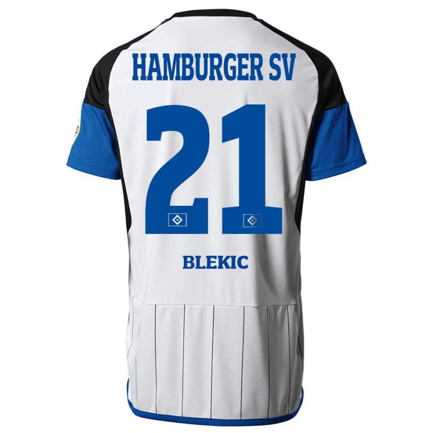 Hombre Camiseta Romeo Blekic #21 Blanco 1ª Equipación 2023/24 La Camisa México