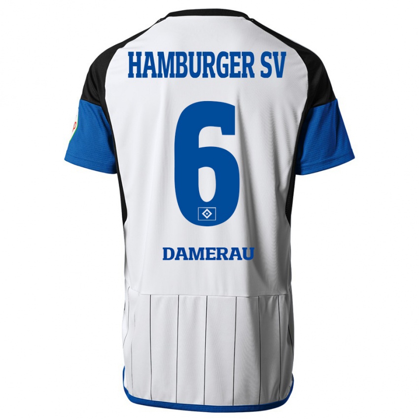 Hombre Camiseta Alexander Werner Damerau #6 Blanco 1ª Equipación 2023/24 La Camisa México