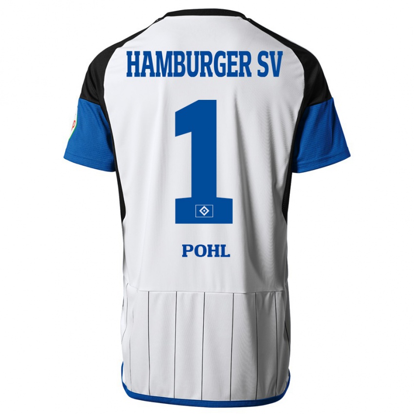 Hombre Camiseta Christina Pohl #1 Blanco 1ª Equipación 2023/24 La Camisa México