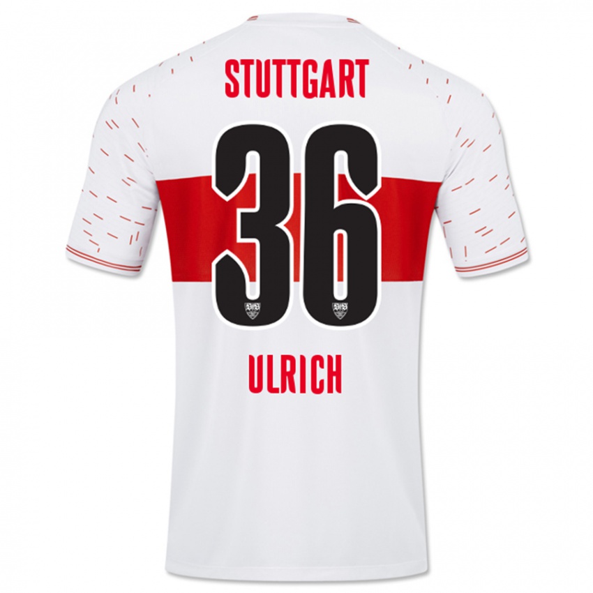 Hombre Camiseta Laurin Ulrich #36 Blanco 1ª Equipación 2023/24 La Camisa México