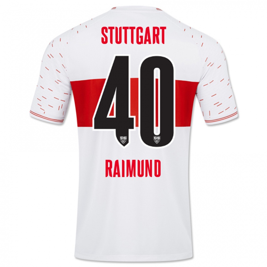 Hombre Camiseta Luca Raimund #40 Blanco 1ª Equipación 2023/24 La Camisa México