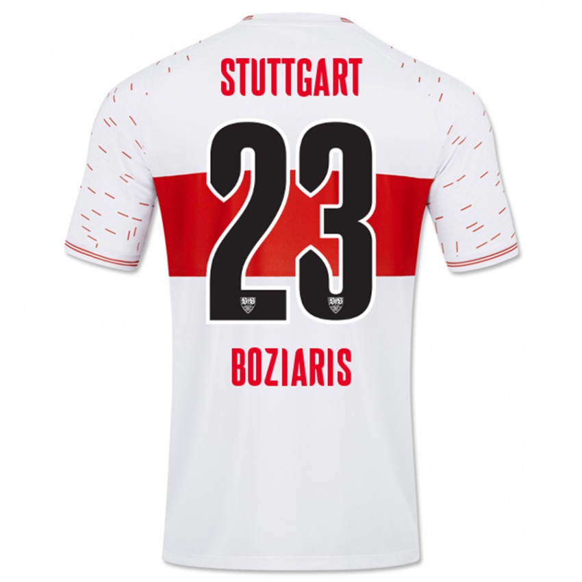 Hombre Camiseta Giannis Boziaris #23 Blanco 1ª Equipación 2023/24 La Camisa México