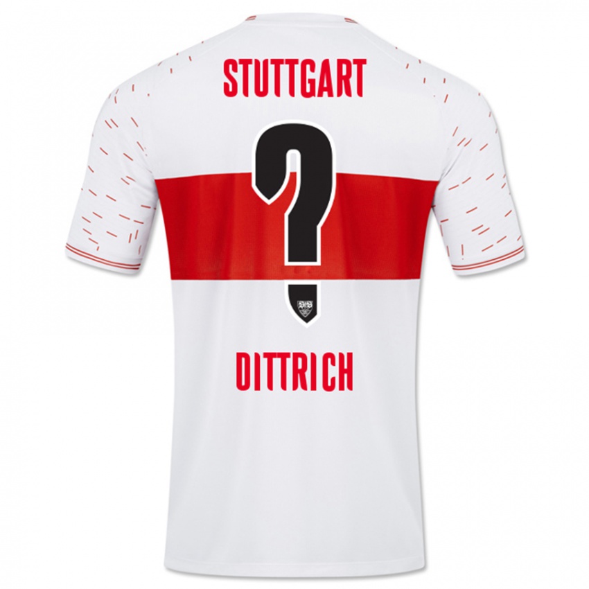 Hombre Camiseta Robin Dittrich #0 Blanco 1ª Equipación 2023/24 La Camisa México