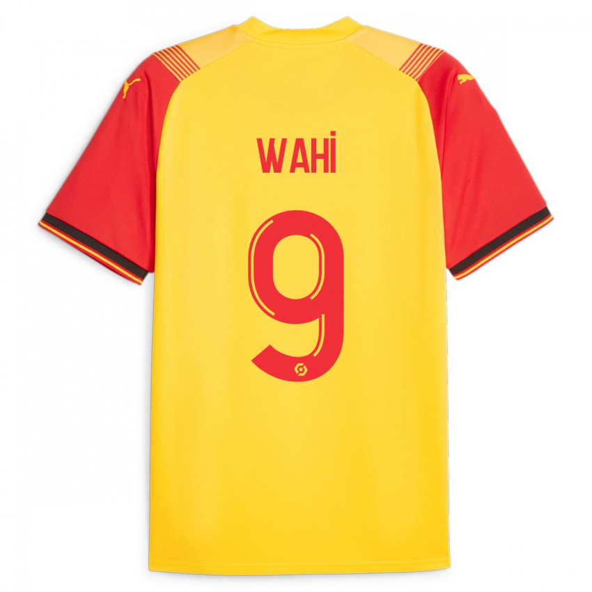 Hombre Camiseta Elye Wahi #9 Amarillo 1ª Equipación 2023/24 La Camisa México