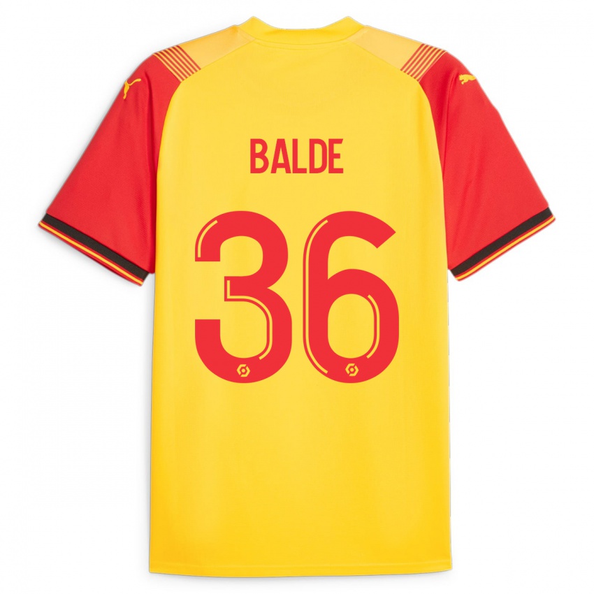 Hombre Camiseta Ibrahima Baldé #36 Amarillo 1ª Equipación 2023/24 La Camisa México