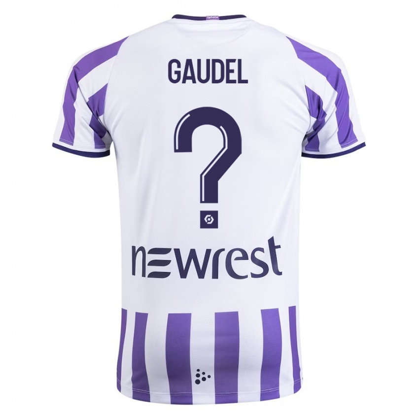 Hombre Camiseta Raphaël Gaudel #0 Blanco 1ª Equipación 2023/24 La Camisa México