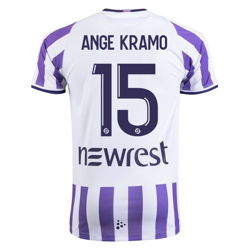 Hombre Camiseta Marie Ange Kramo #15 Blanco 1ª Equipación 2023/24 La Camisa México