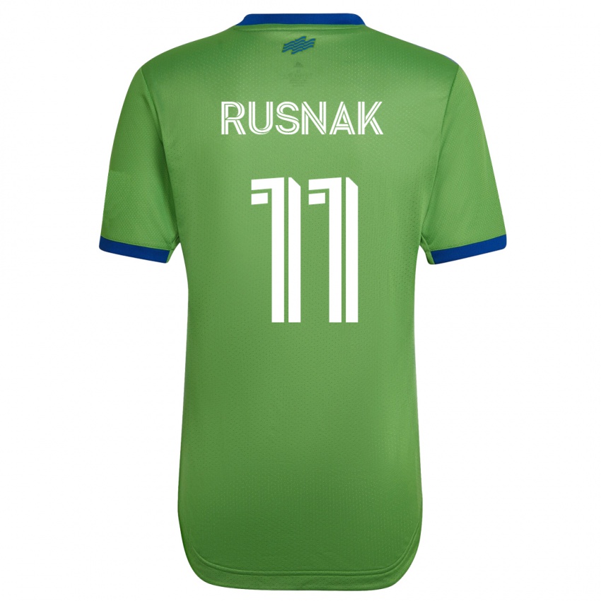Hombre Camiseta Albert Rusnák #11 Verde 1ª Equipación 2023/24 La Camisa México