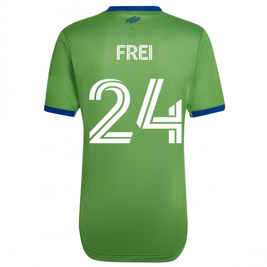 Hombre Camiseta Stefan Frei #24 Verde 1ª Equipación 2023/24 La Camisa México