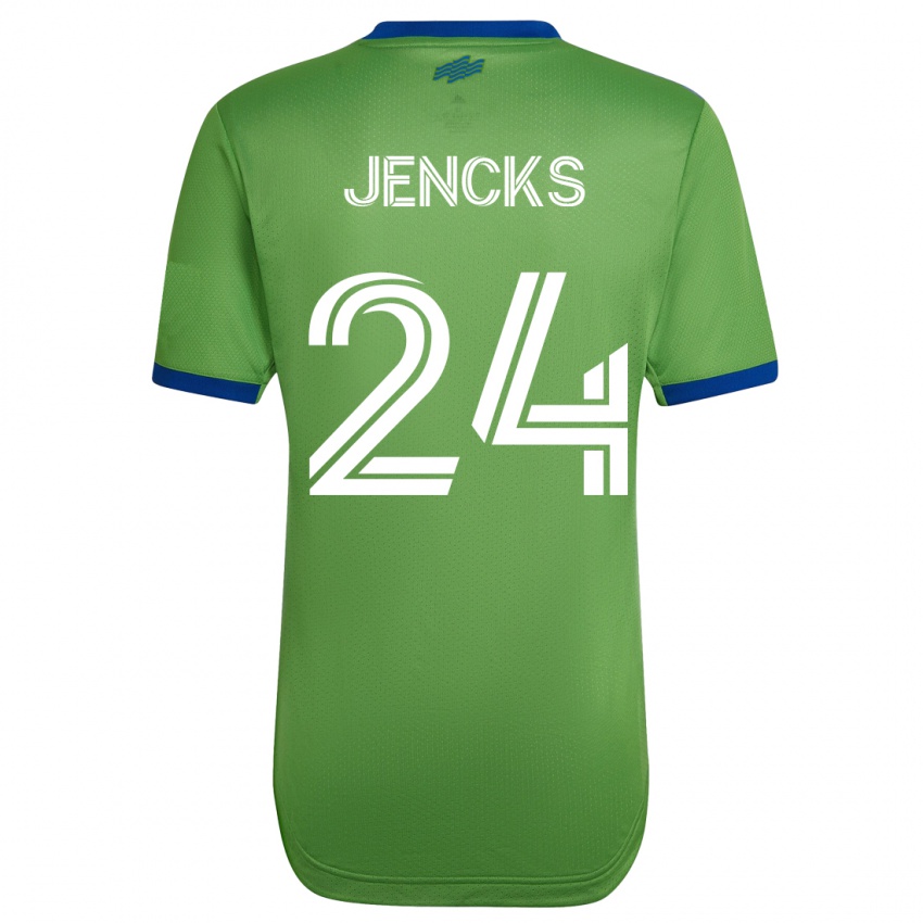 Hombre Camiseta India Jencks #24 Verde 1ª Equipación 2023/24 La Camisa México