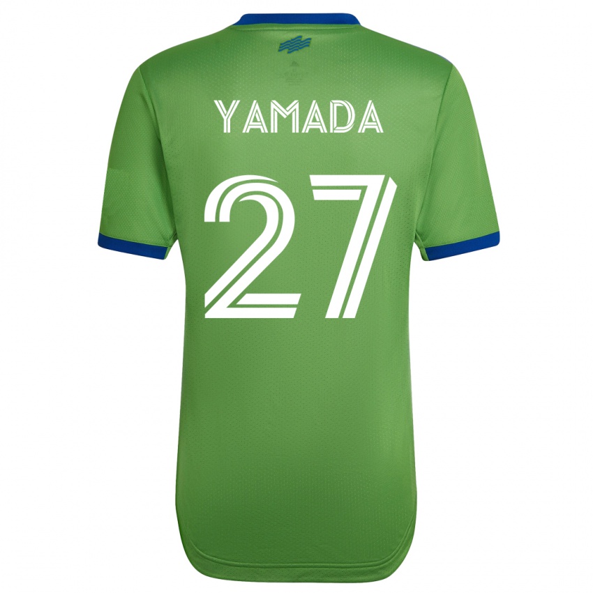 Hombre Camiseta Hikari Yamada #27 Verde 1ª Equipación 2023/24 La Camisa México