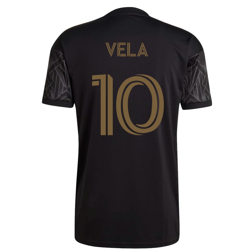 Hombre Camiseta Carlos Vela #10 Negro 1ª Equipación 2023/24 La Camisa México