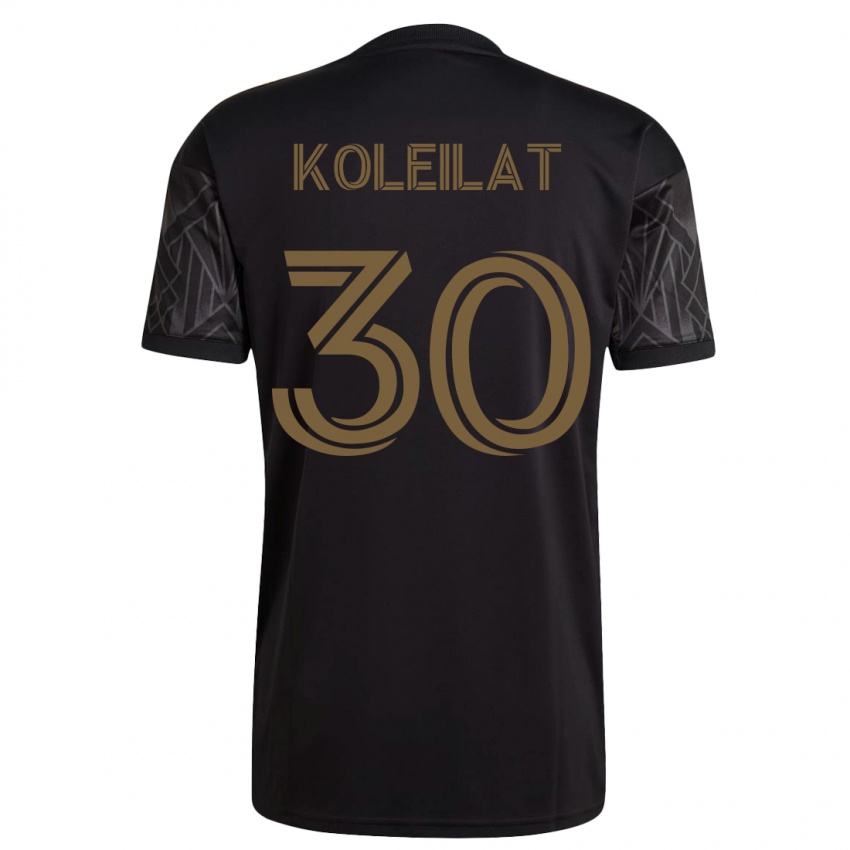 Hombre Camiseta Jassem Koleilat #30 Negro 1ª Equipación 2023/24 La Camisa México