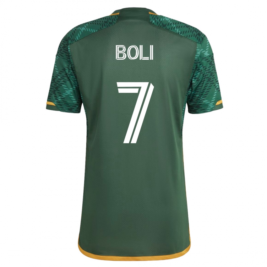 Hombre Camiseta Franck Boli #7 Verde 1ª Equipación 2023/24 La Camisa México