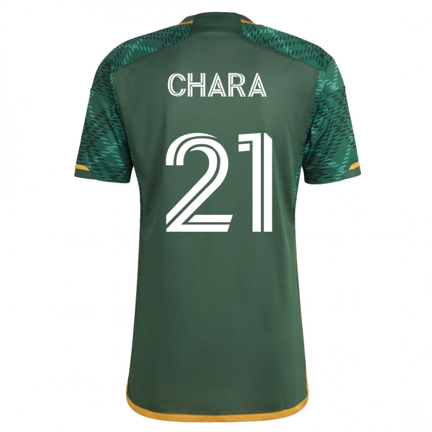 Hombre Camiseta Diego Chará #21 Verde 1ª Equipación 2023/24 La Camisa México