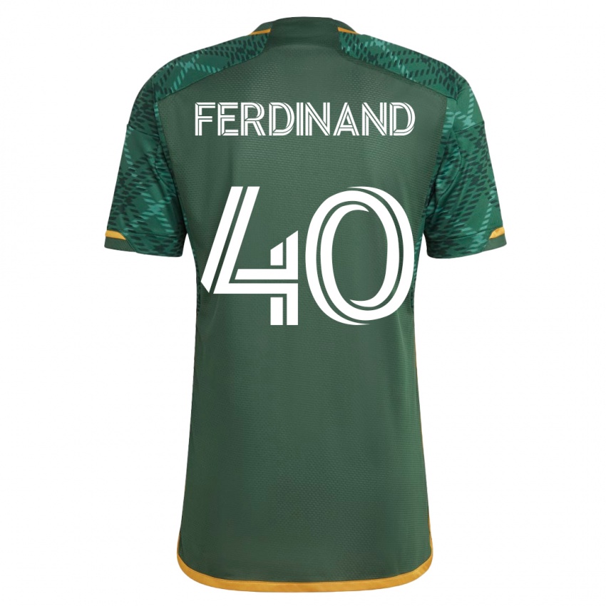 Hombre Camiseta Keesean Ferdinand #40 Verde 1ª Equipación 2023/24 La Camisa México