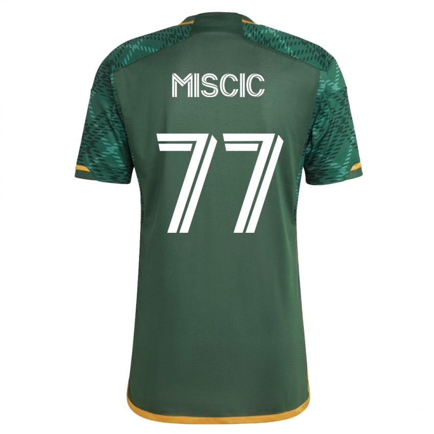 Hombre Camiseta Selmir Miscic #77 Verde 1ª Equipación 2023/24 La Camisa México