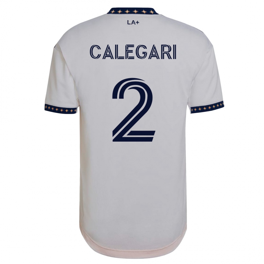 Hombre Camiseta Calegari #2 Blanco 1ª Equipación 2023/24 La Camisa México