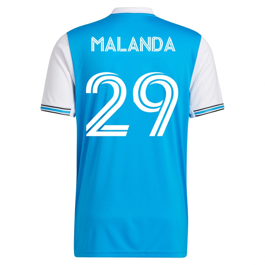 Hombre Camiseta Adilson Malanda #29 Azul 1ª Equipación 2023/24 La Camisa México