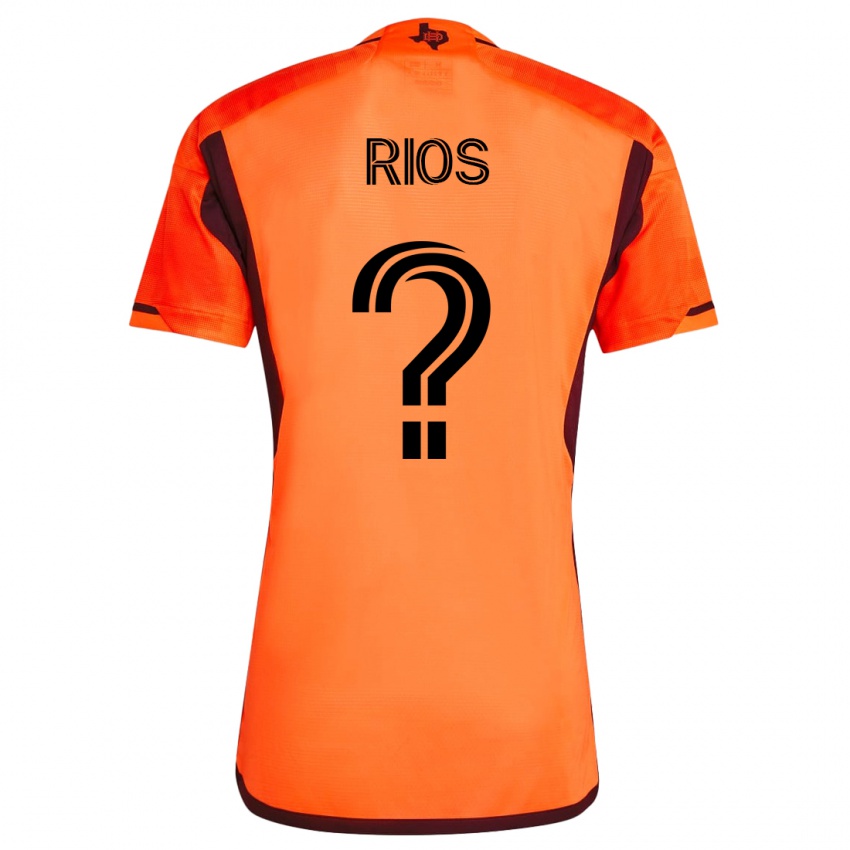 Hombre Camiseta Daniel Ríos #0 Naranja 1ª Equipación 2023/24 La Camisa México