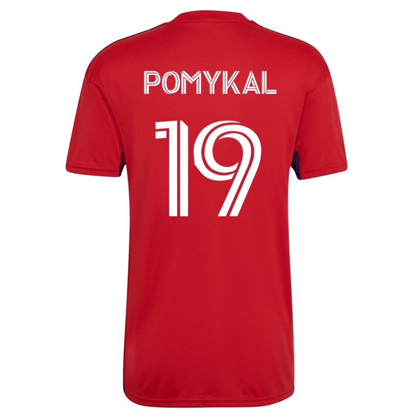 Hombre Camiseta Paxton Pomykal #19 Rojo 1ª Equipación 2023/24 La Camisa México