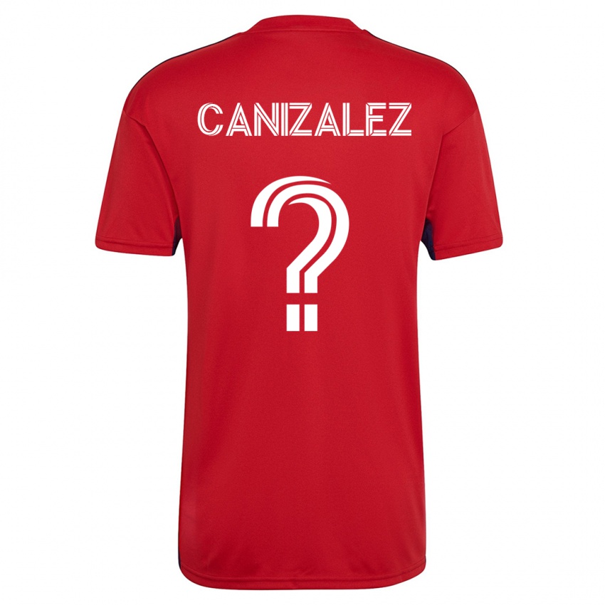 Hombre Camiseta Henry Canizalez #0 Rojo 1ª Equipación 2023/24 La Camisa México
