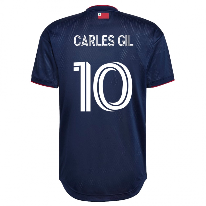 Hombre Camiseta Carles Gil #10 Armada 1ª Equipación 2023/24 La Camisa México