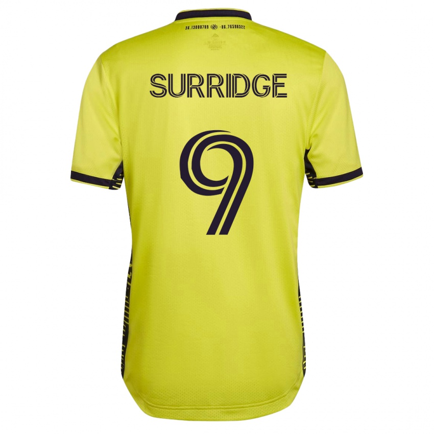 Hombre Camiseta Sam Surridge #9 Amarillo 1ª Equipación 2023/24 La Camisa México
