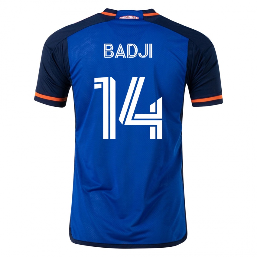 Hombre Camiseta Dominique Badji #14 Azul 1ª Equipación 2023/24 La Camisa México
