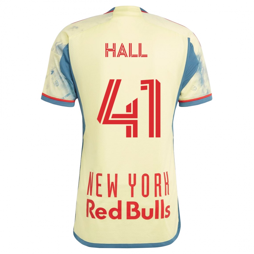 Hombre Camiseta Julian Hall #41 Amarillo 1ª Equipación 2023/24 La Camisa México