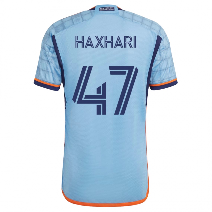 Hombre Camiseta Klevis Haxhari #47 Azul 1ª Equipación 2023/24 La Camisa México