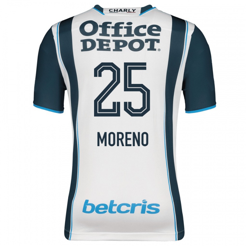 Hombre Camiseta Carlos Moreno #25 Armada 1ª Equipación 2023/24 La Camisa México