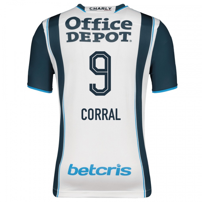 Hombre Camiseta Charlyn Corral #9 Armada 1ª Equipación 2023/24 La Camisa México