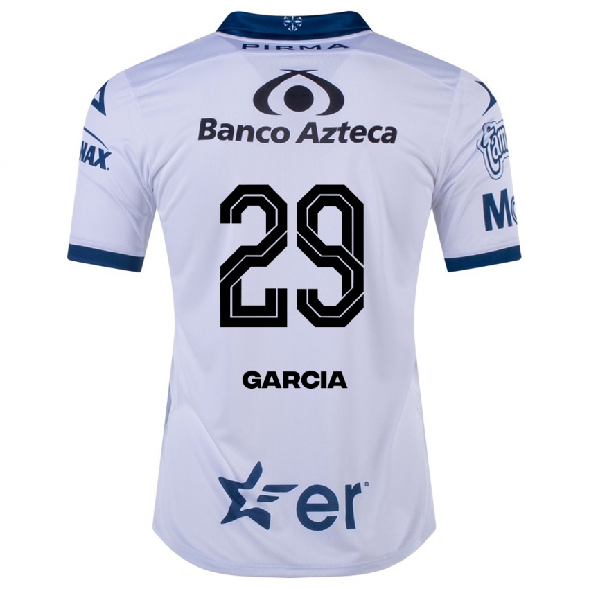 Hombre Camiseta Emiliano García #29 Blanco 1ª Equipación 2023/24 La Camisa México