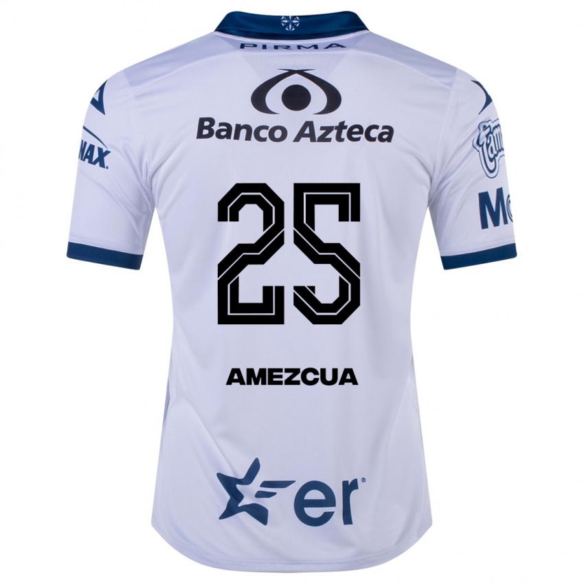 Hombre Camiseta Mariana Amezcua #25 Blanco 1ª Equipación 2023/24 La Camisa México