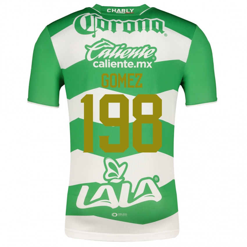 Hombre Camiseta Isaác Gómez #198 Verde 1ª Equipación 2023/24 La Camisa México