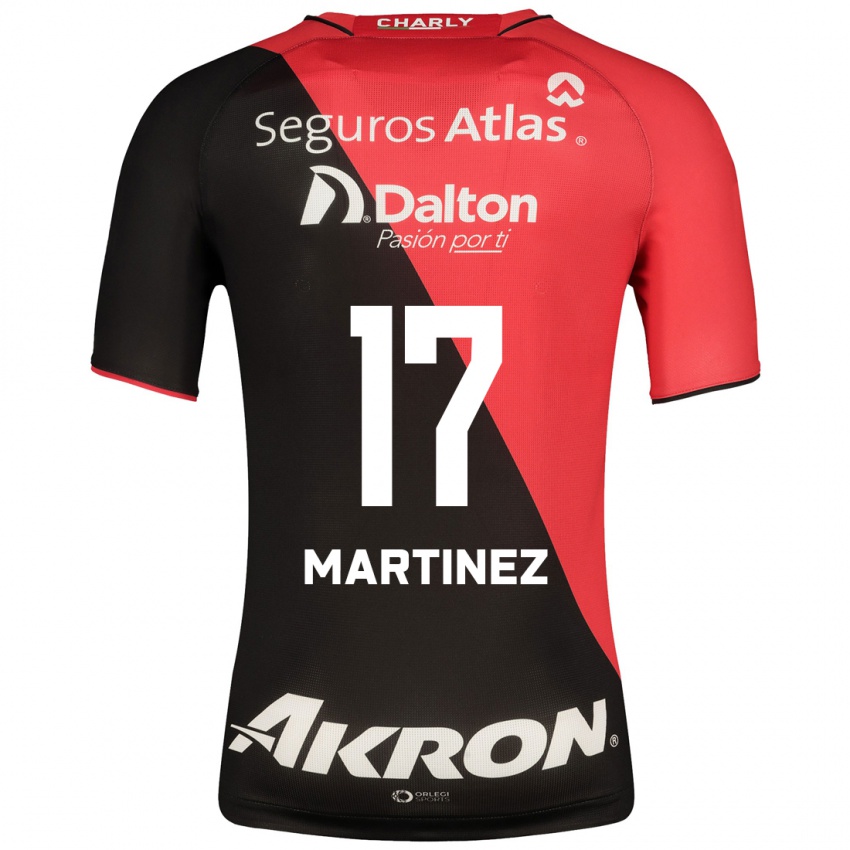 Hombre Camiseta Jaziel Martinez #17 Negro 1ª Equipación 2023/24 La Camisa México