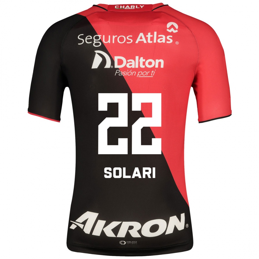 Hombre Camiseta Augusto Solari #22 Negro 1ª Equipación 2023/24 La Camisa México