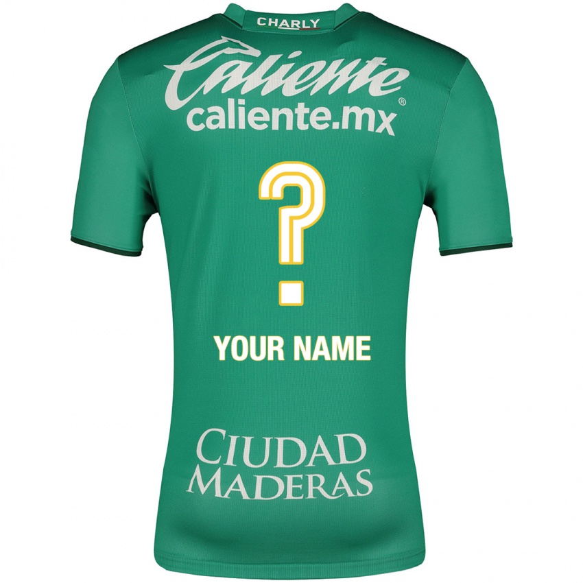 Hombre Camiseta Su Nombre #0 Verde 1ª Equipación 2023/24 La Camisa México
