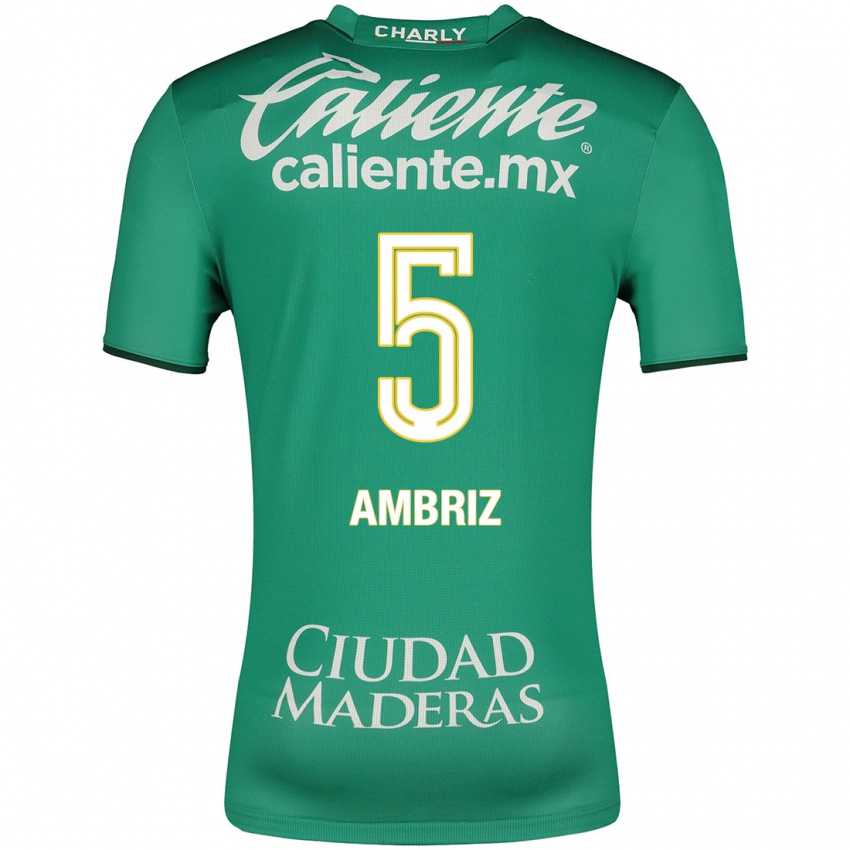 Hombre Camiseta Fidel Ambríz #5 Verde 1ª Equipación 2023/24 La Camisa México
