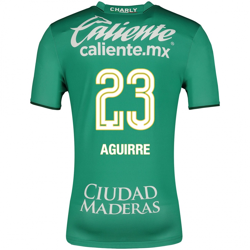 Hombre Camiseta Zoe Aguirre #23 Verde 1ª Equipación 2023/24 La Camisa México
