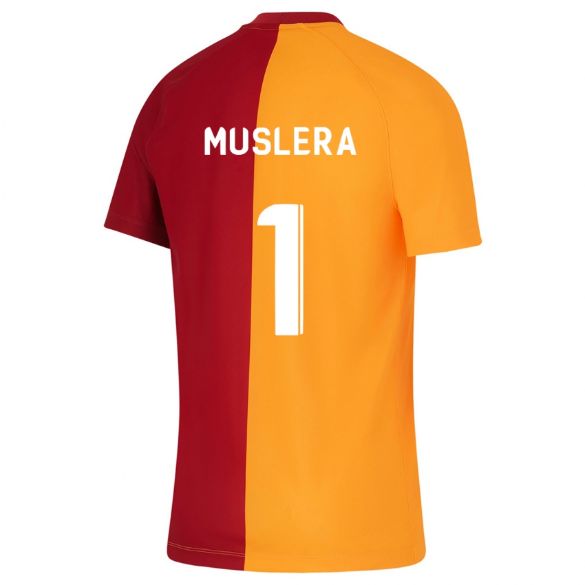 Hombre Camiseta Fernando Muslera #1 Naranja 1ª Equipación 2023/24 La Camisa México