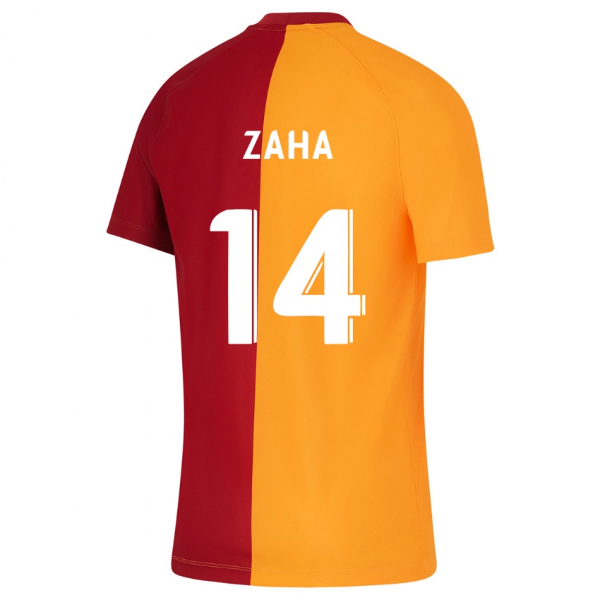 Hombre Camiseta Wilfried Zaha #14 Naranja 1ª Equipación 2023/24 La Camisa México