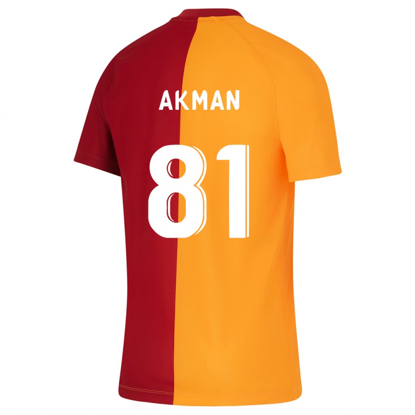 Hombre Camiseta Hamza Akman #81 Naranja 1ª Equipación 2023/24 La Camisa México