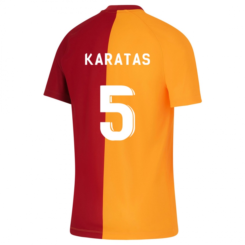 Hombre Camiseta Eda Karataş #5 Naranja 1ª Equipación 2023/24 La Camisa México