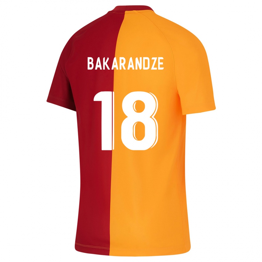 Hombre Camiseta Kristina Bakarandze #18 Naranja 1ª Equipación 2023/24 La Camisa México