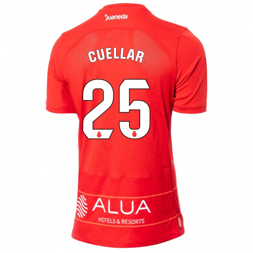 Hombre Camiseta Iván Cuéllar #25 Rojo 1ª Equipación 2023/24 La Camisa México