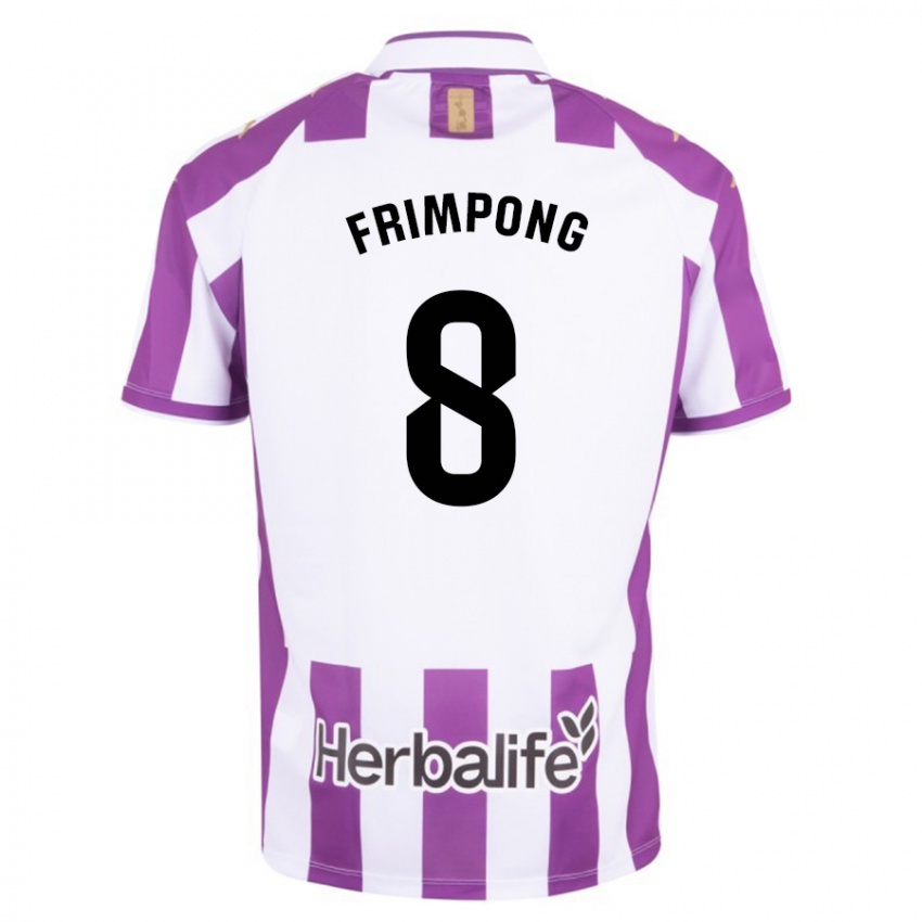 Hombre Camiseta Eugene Frimpong #8 Morado 1ª Equipación 2023/24 La Camisa México