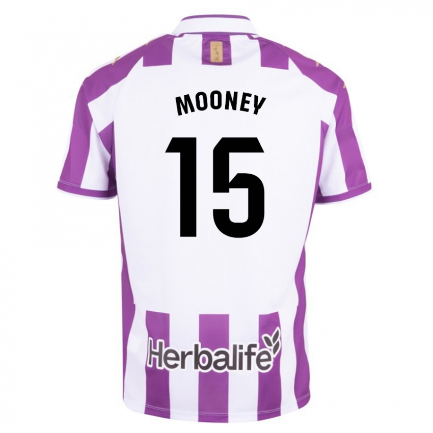 Hombre Camiseta Fionn Mooney #15 Morado 1ª Equipación 2023/24 La Camisa México